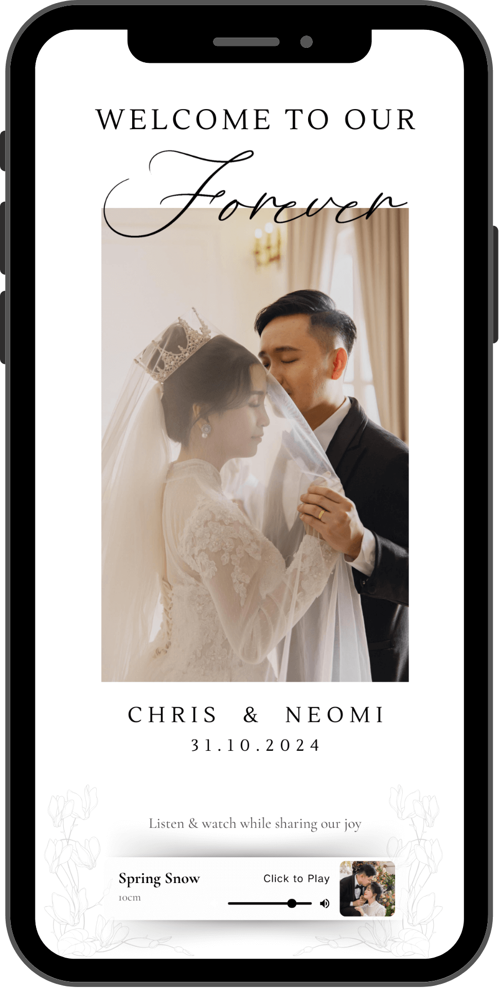 Purely Yours evite mockup (1)